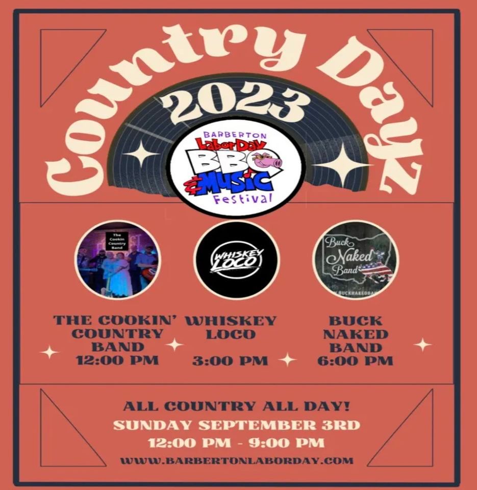 Country Dayz at The Barberton Labor Day BBQ & Music Festival , Lake