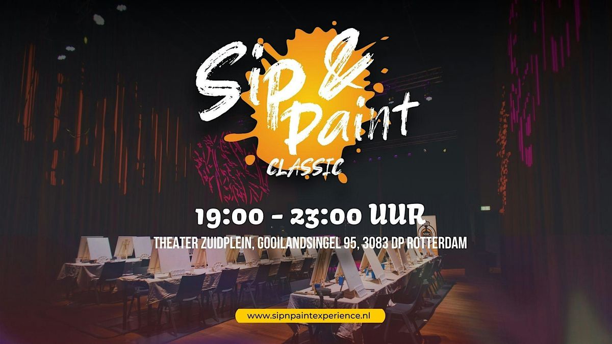 Sip & Paint Classic - Rotterdam, 30 January | Event in Rotterdam | AllEvents