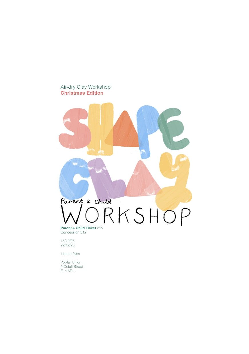 SHAPE Air-dry Clay Workshop, 15 December | Event in London | AllEvents