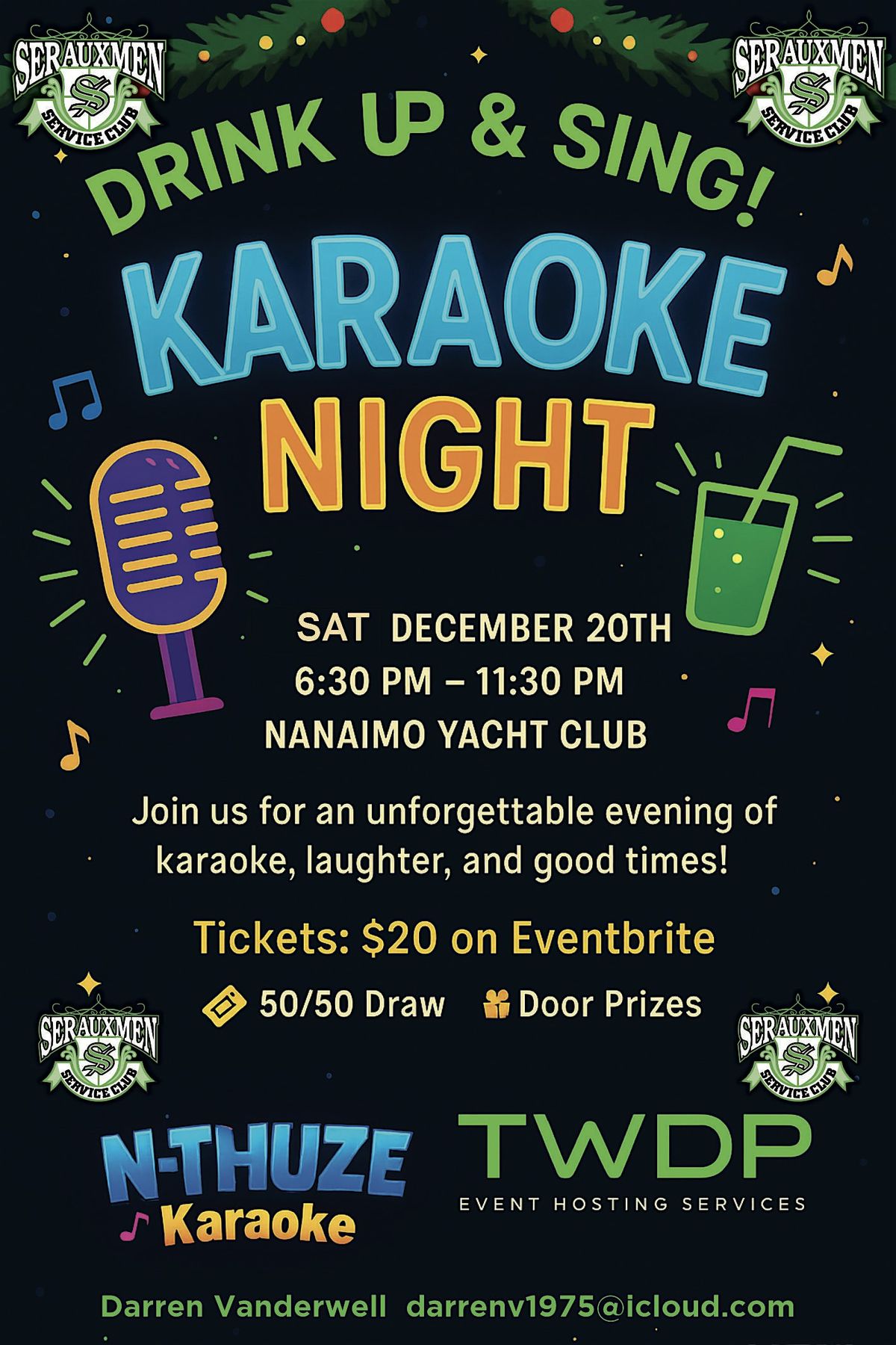 Drink Up & Sing Karaoke Night, 20 December | Event in Nanaimo | AllEvents
