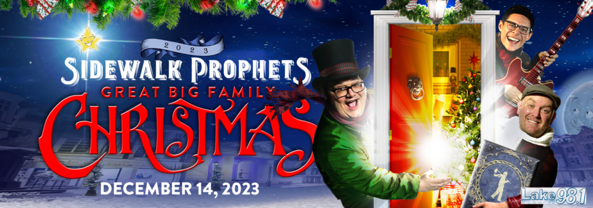 Sidewalk Prophets - Great Big Family Christmas at Paramount Arts Center - KY, 20 December | Event in Ashland