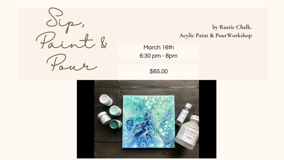 Sip & Paint Poured Art Priest Creek Family Estate Winery