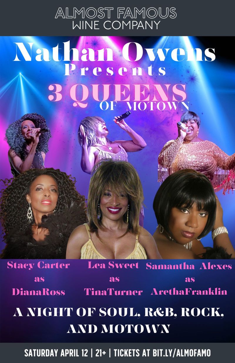 The 3 Queens Of Motown Tribute, 15 August | Event in Modesto | AllEvents
