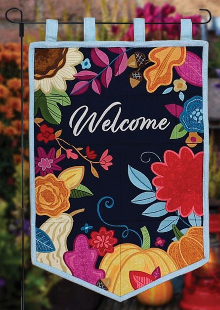 Welcome Garden Flag, Kingdom Sewing Center, Simi Valley, January 26