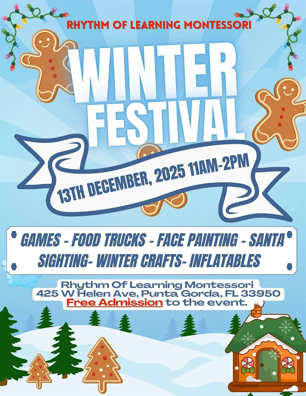 Rhythm Of Learning Winter Festival, 13 December | Event in Punta Gorda | AllEvents