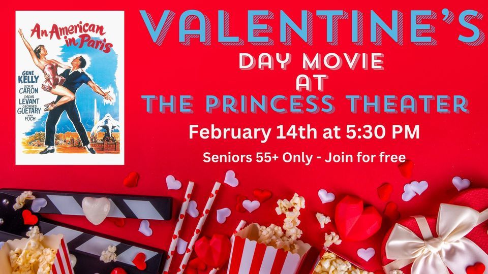 Valentines Day Movie at The Princess Theater, Princess Theatre, Le Roy