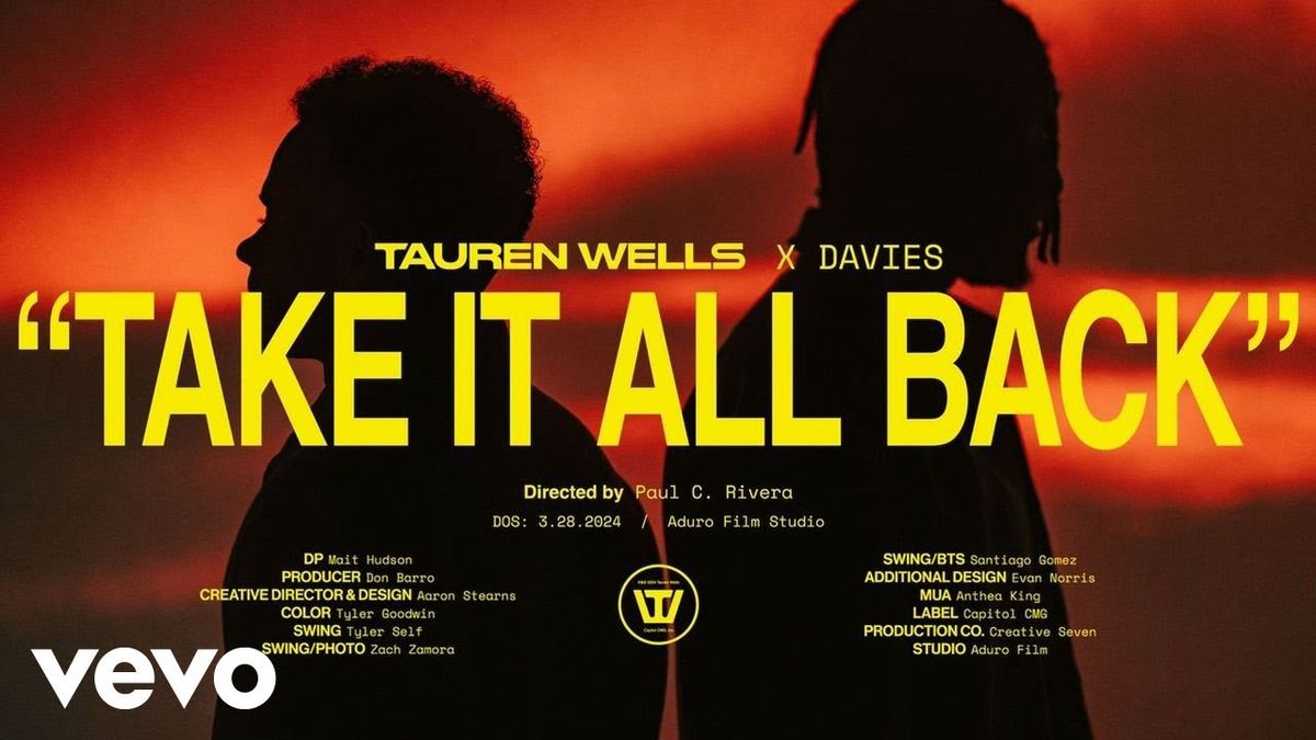 Tauren Wells: Take It All Back at Ekklesia Christian Church, 10 March | Event in Conway | AllEvents