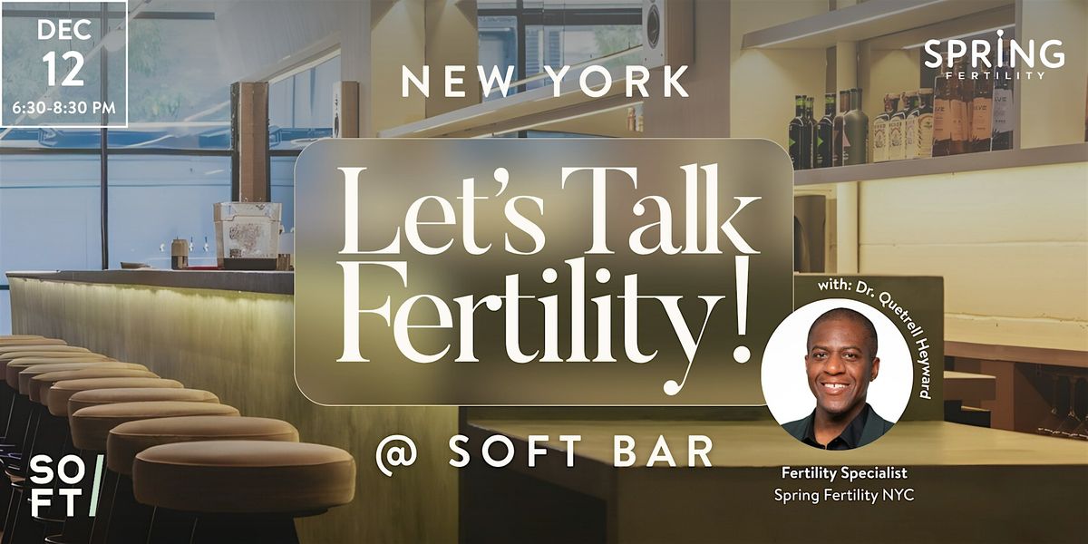 A Conversation On Fertility with Dr. Heyward, 16 December | Event in Brooklyn | AllEvents
