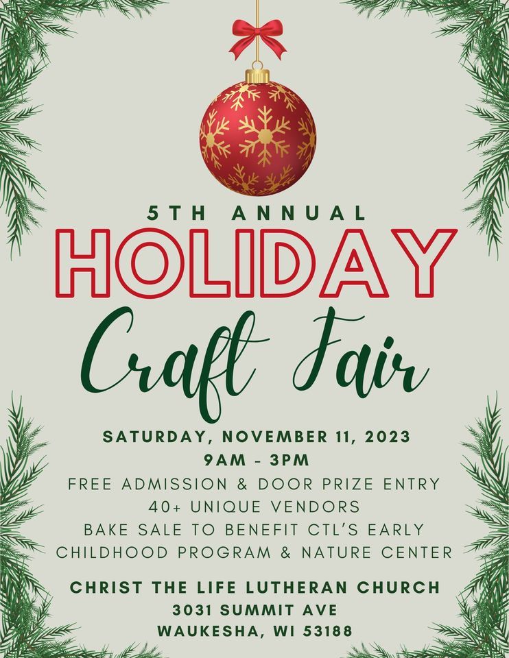 Christmas Craft Fairs Near Waukesha 2023