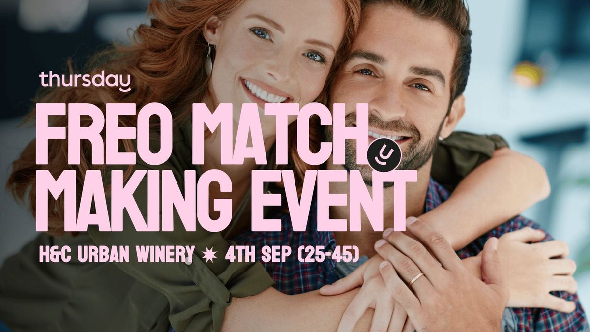 Thursday | AI Matchmaker Event (Personality Quiz Event)- H&amp;C Urban Winery | Fremantle (25-45), 4 September
