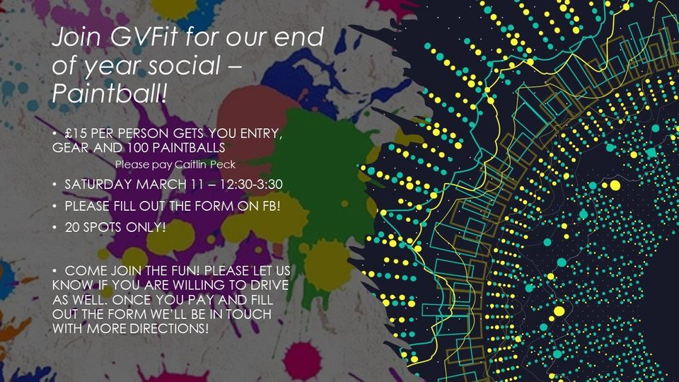 GVFit Paintball, Delta Force Paintball West Glasgow, Dumbarton, March