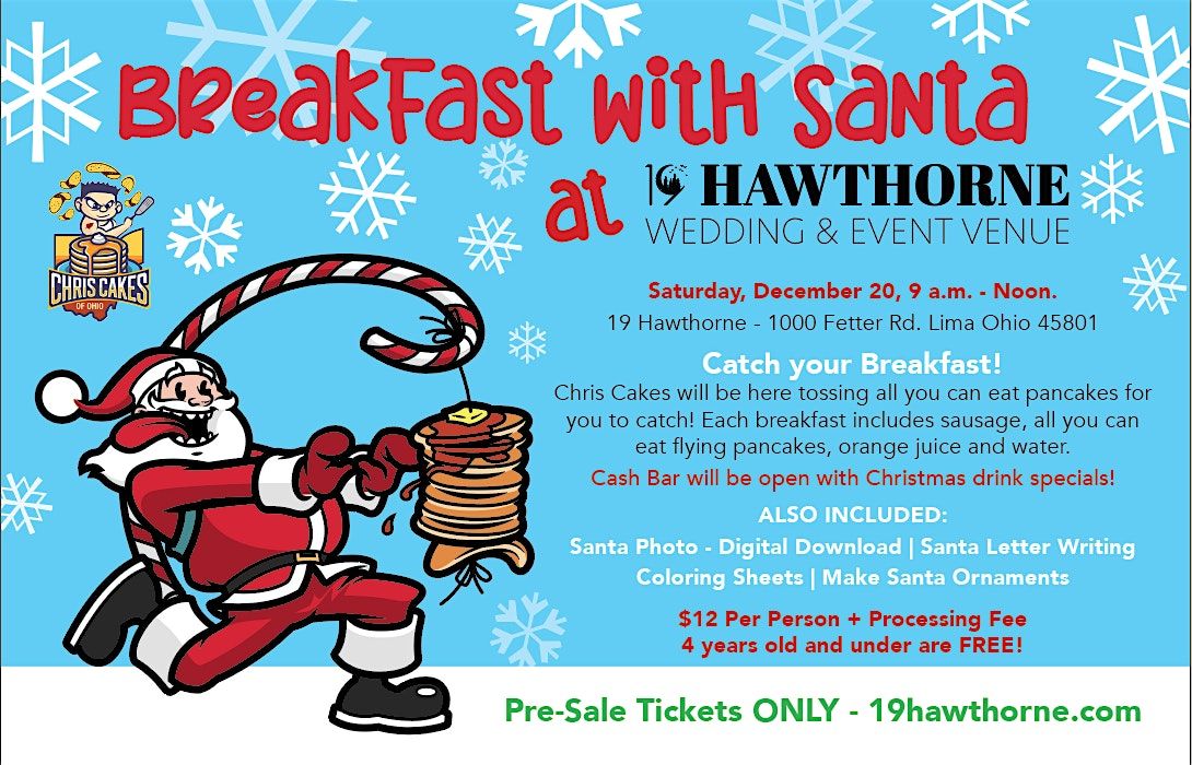 Breakfast with Santa at 19 Hawthorne, 20 December | Event in Lima | AllEvents