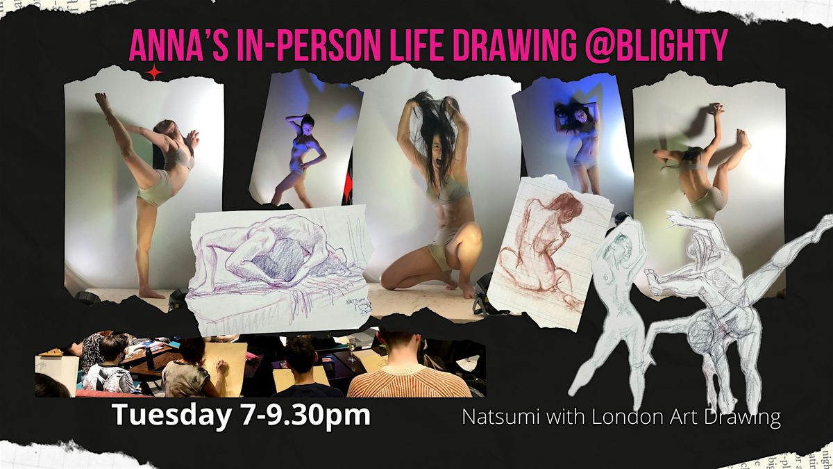 IN-PERSON TUES 9th Dec Life Drawing with awe-inspiring Natsumi!, 9 December | Event in London | AllEvents