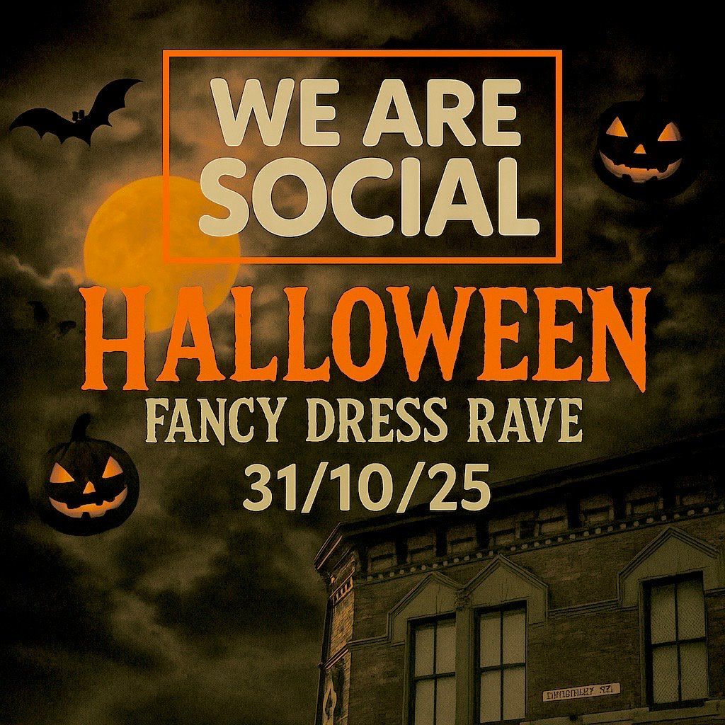 We Are Social Halloween fancy dress rave
