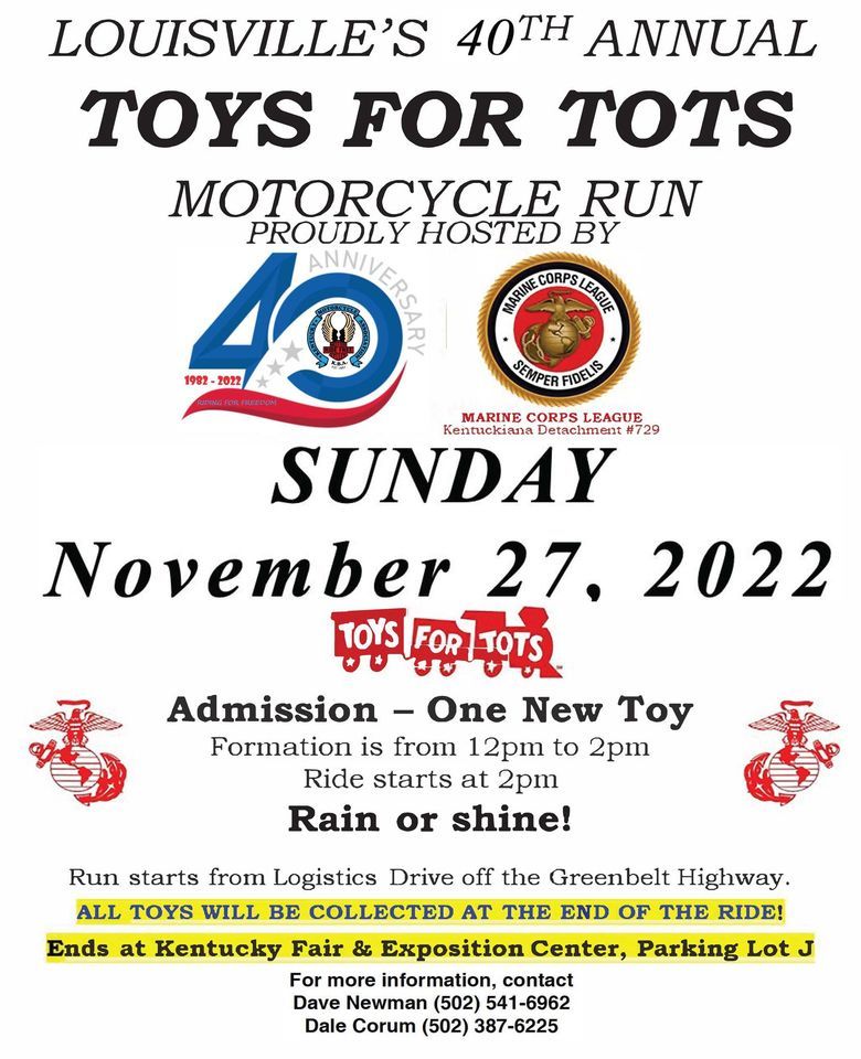 Toys for Tots Louisville/Bullitt District1, 7200 Logistics Dr