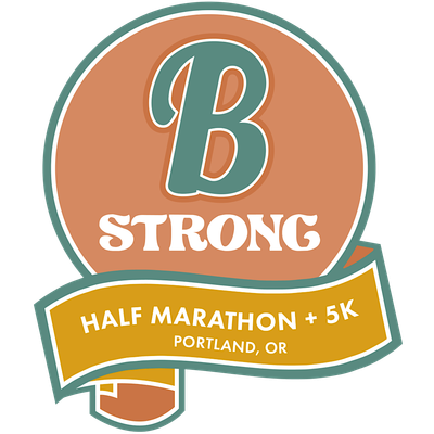 B Strong Half Marathon logo