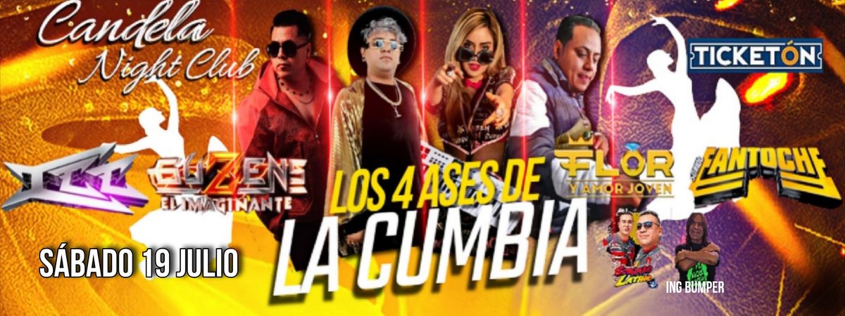 LOS 4 ASES DE LA CUMBIA, FLOR Y AMOR JOVEN Y MAS, 19 July | Event in Niles | AllEvents
