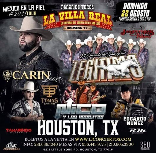 Jaripeo Baile “Plaza La Villarreal”, Houston, Texas, August 22 2021