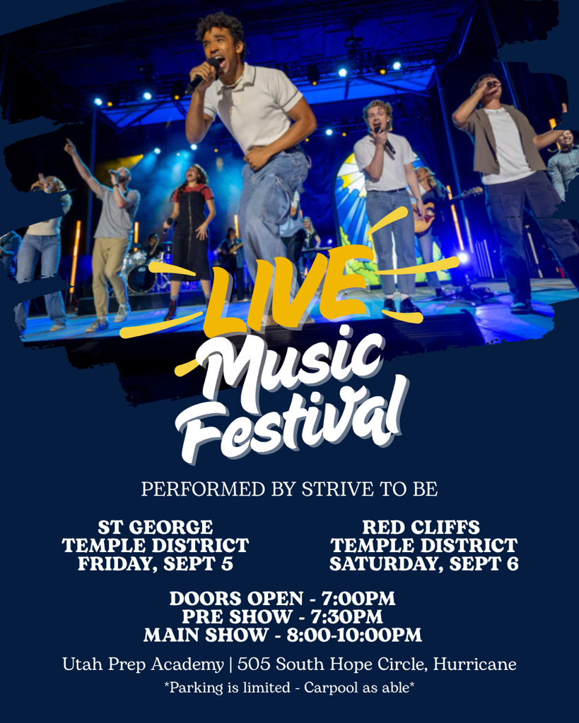 Strive to Be Concert Overflow listening, 6 September | Event in Hurricane | AllEvents