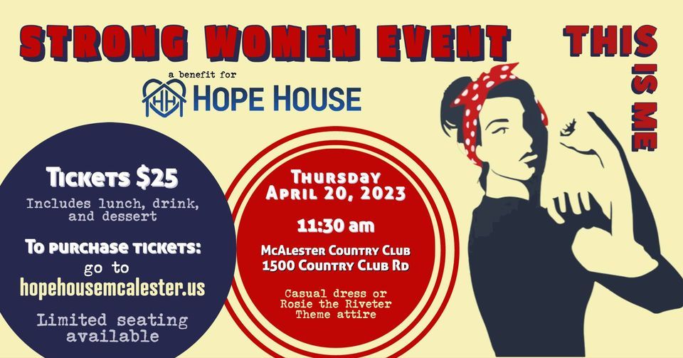 STRONG WOMEN EVENT 2023, McAlester Country Club, April 20 2023