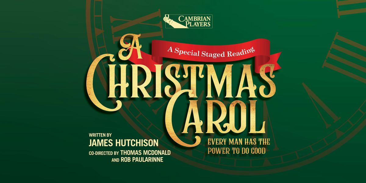 A Christmas Carol – A Staged Reading Fundraiser, 13 December | Event in Thunder Bay | AllEvents