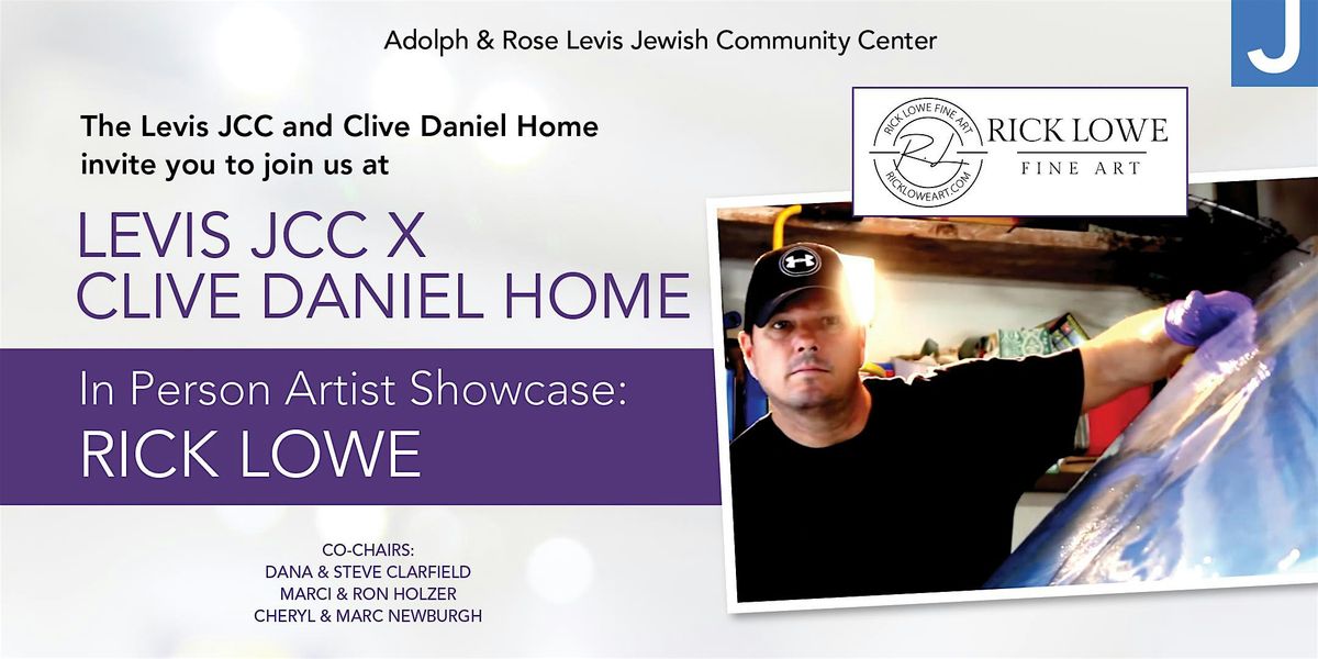 Levis JCC X Clive Daniel Artist Showcase: Rick Lowe, Wed, Jan 7, 7 January | Event in Boca Raton | AllEvents