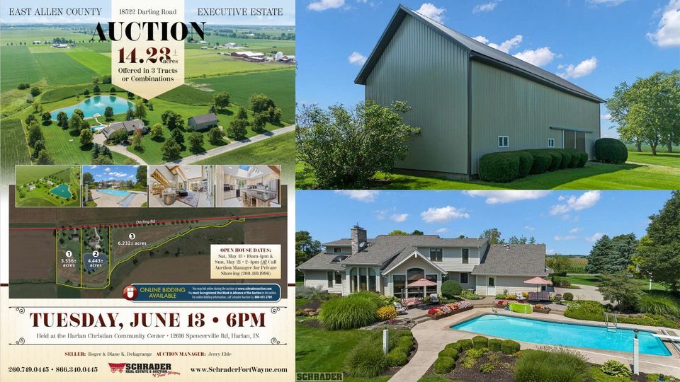 EXECUTIVE ESTATE AUCTION IN WOODBURN, INDIANA (ALLEN COUNTY, INDIANA
