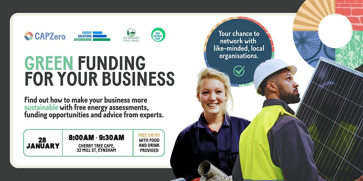 How To: Secure Green Funding For Your Business, 28 January | Event in Eynsham | AllEvents