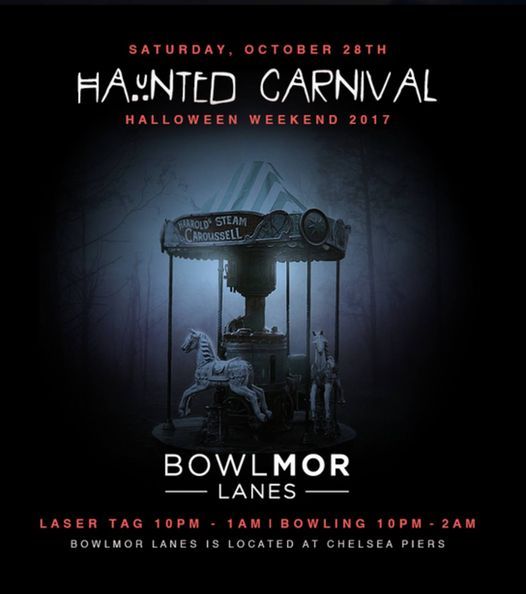 Haunted Carnival at Bowlmor (Party, Bowling & Laser Tag), Bowlmor