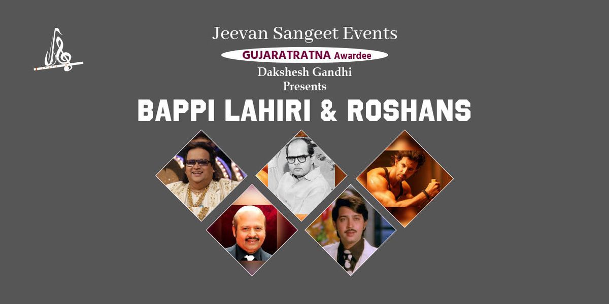 Bappi Lahiri and Roshans, 20 September | Event in Vadodara | AllEvents
