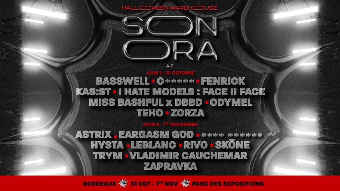 Sonora : Xxl Halloween in Bordeaux, 31 October | Event in Bordeaux | AllEvents