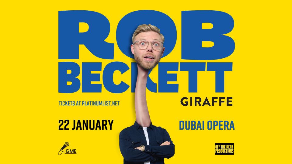 Rob Beckett at Dubai Opera, 22 January | Event in Dubai | AllEvents
