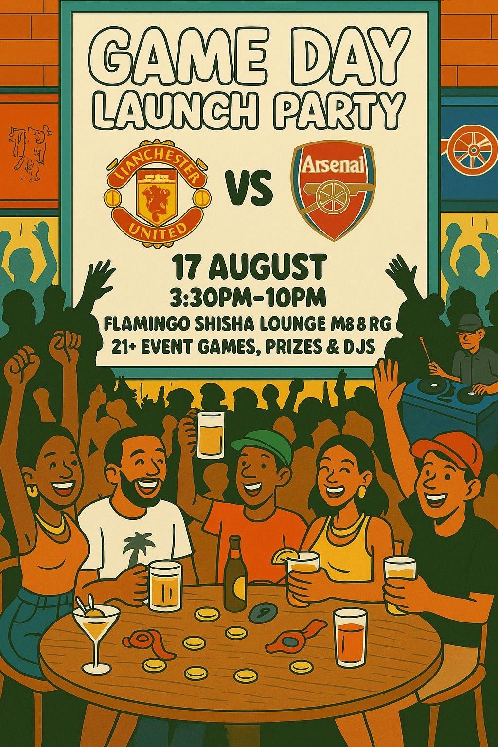 Game day Launch Party!, 17 August | Event in Manchester | AllEvents