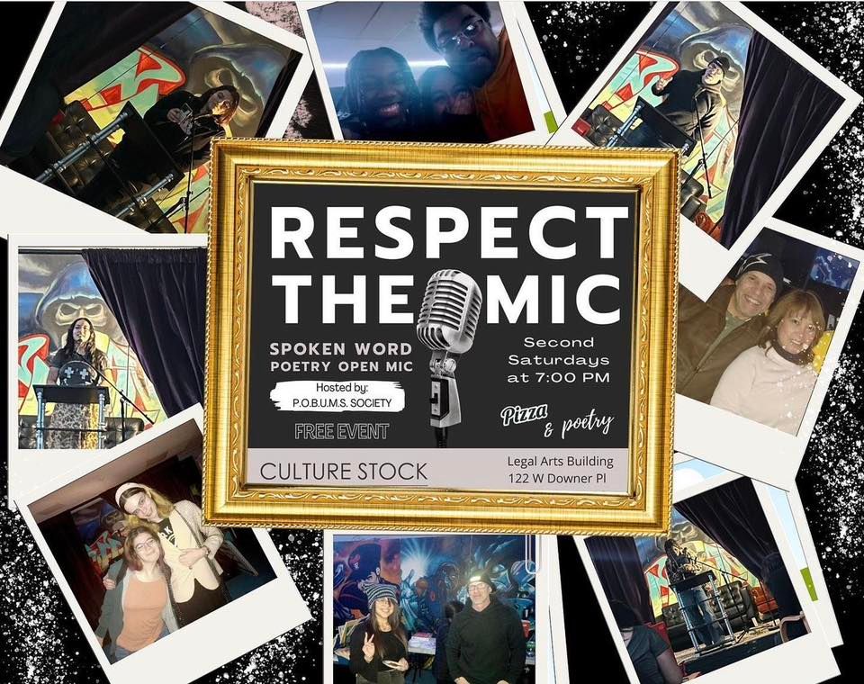 “Respect the Mic” Spoken Word Poetry Open Mic, Culture Stock, Aurora, 8