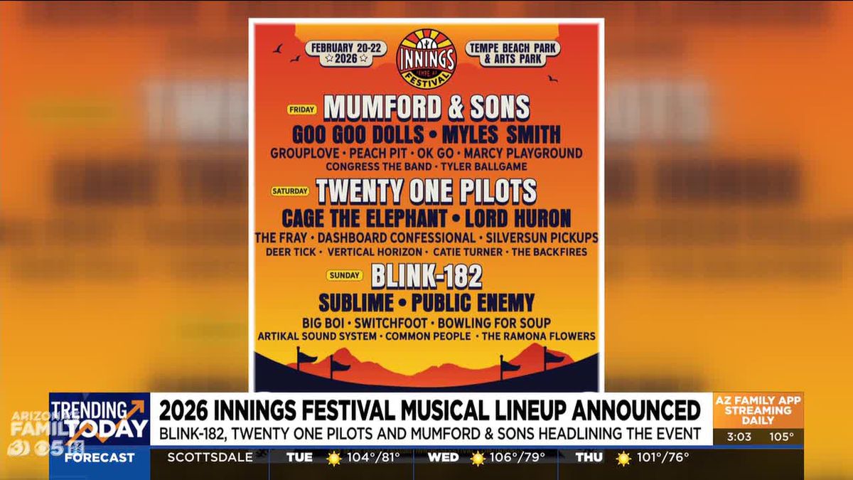Innings Festival - (Sunday Pass) with Blink-182, Sublime, Public Enemy, and more!, 22 February | Event in Tempe