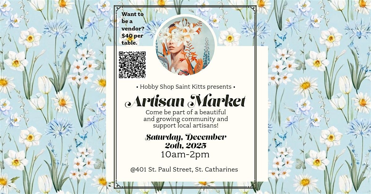 Artisan Market Day, 20 December | Event in St. Catharines | AllEvents