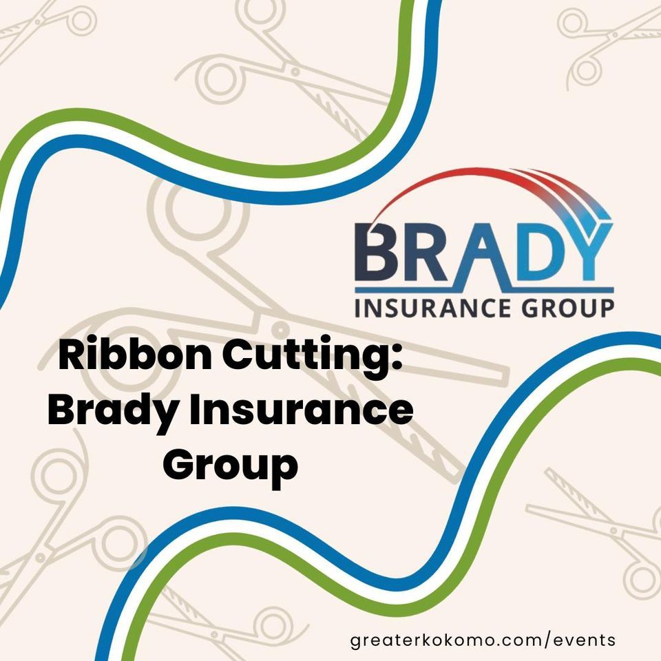 Ribbon Cutting Brady Insurance Group 5th Anniversary, Brady Insurance