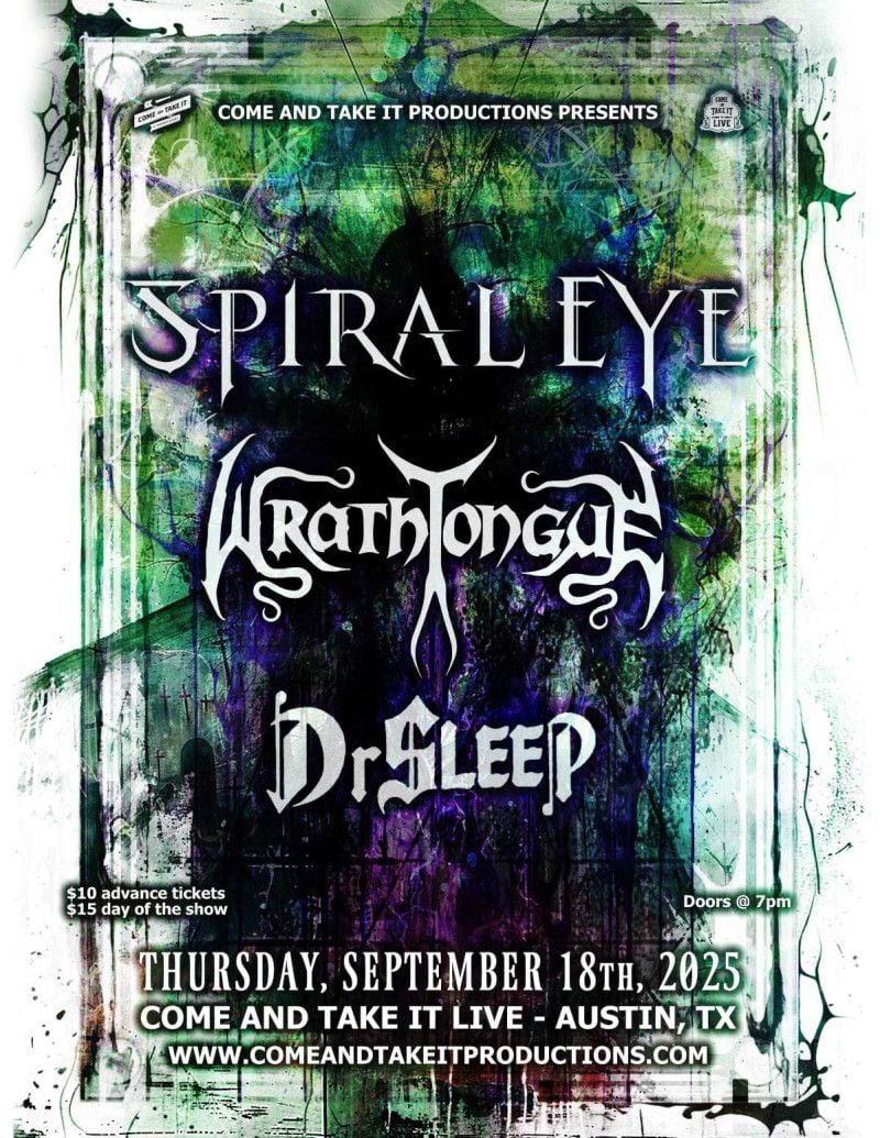 Spiral Eye, 17 September | Event in Austin | AllEvents