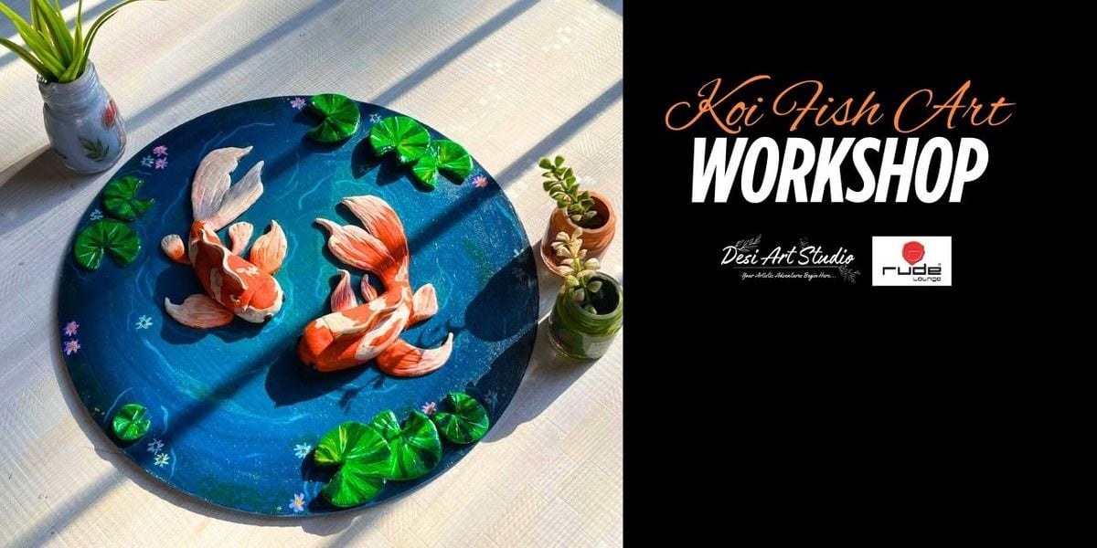 Koi Fish Art Workshop - Desi Art Studio, 29 June | Event in Mumbai | AllEvents
