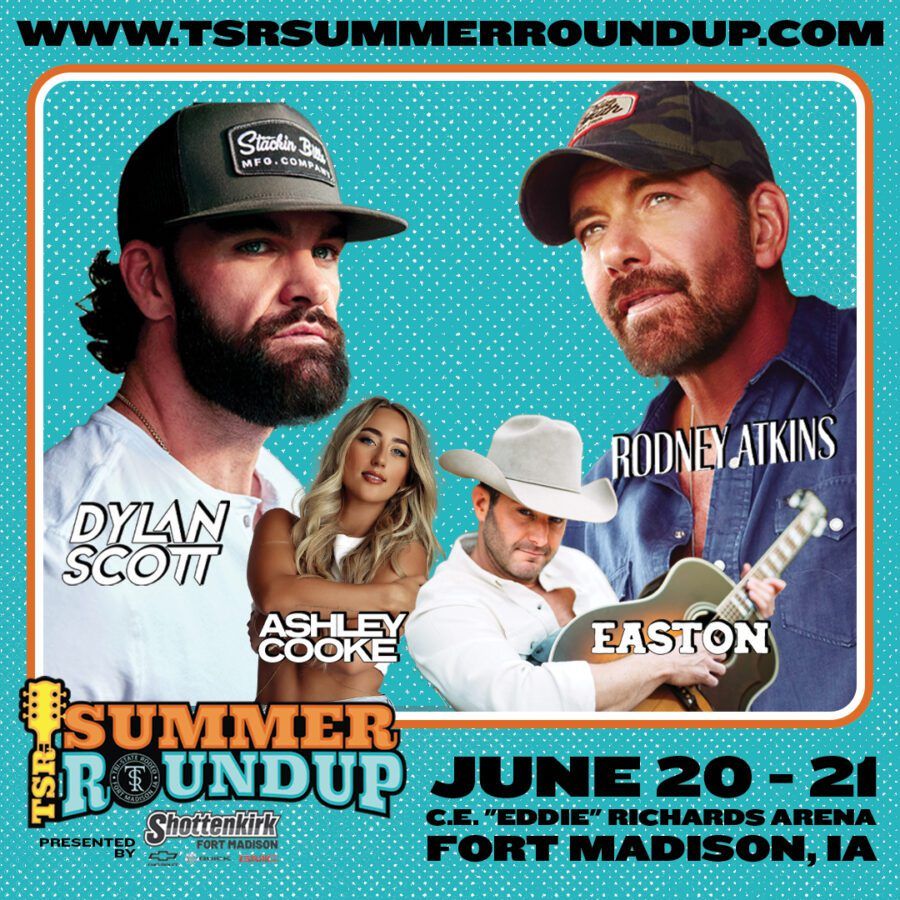 Tri-State Rodeo: Dylan Scott & Ashley Cooke, 19 June | Event in Fort Madison | AllEvents