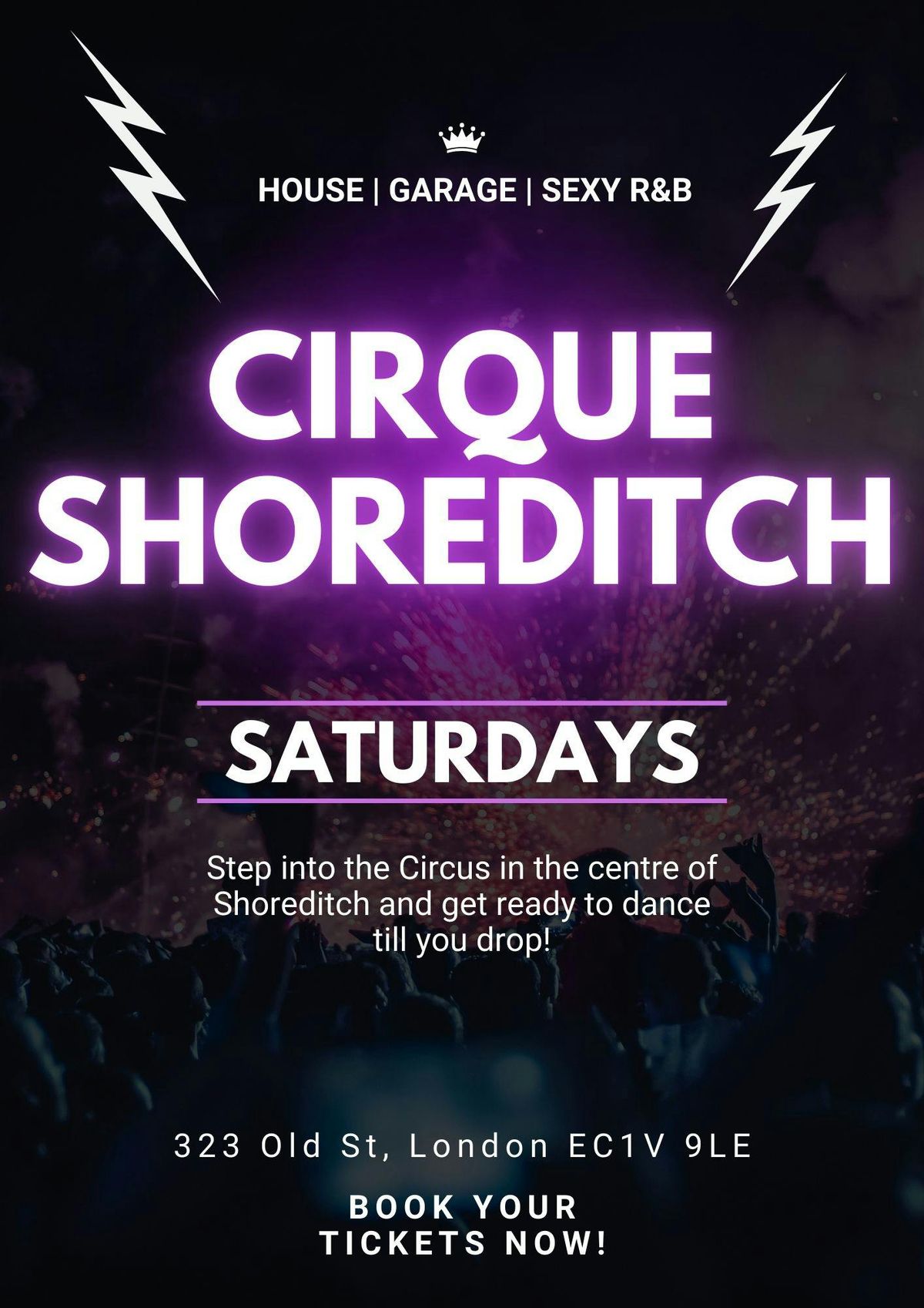 Freshers Week Party @ CIRQUE SHOREDITCH // Cirque Shoreditch // Party Tunes, R&amp;B, Commercial, Hip-Hop bangers, 4 October