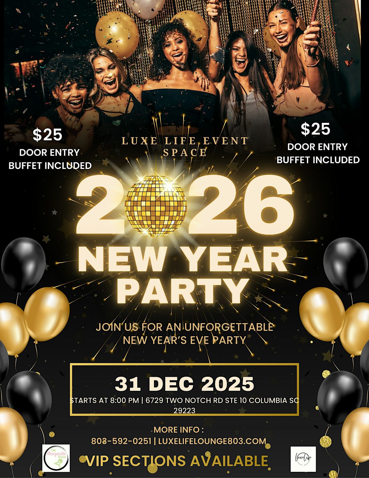 HOTTEST NYE BASH IN COLUMBIA