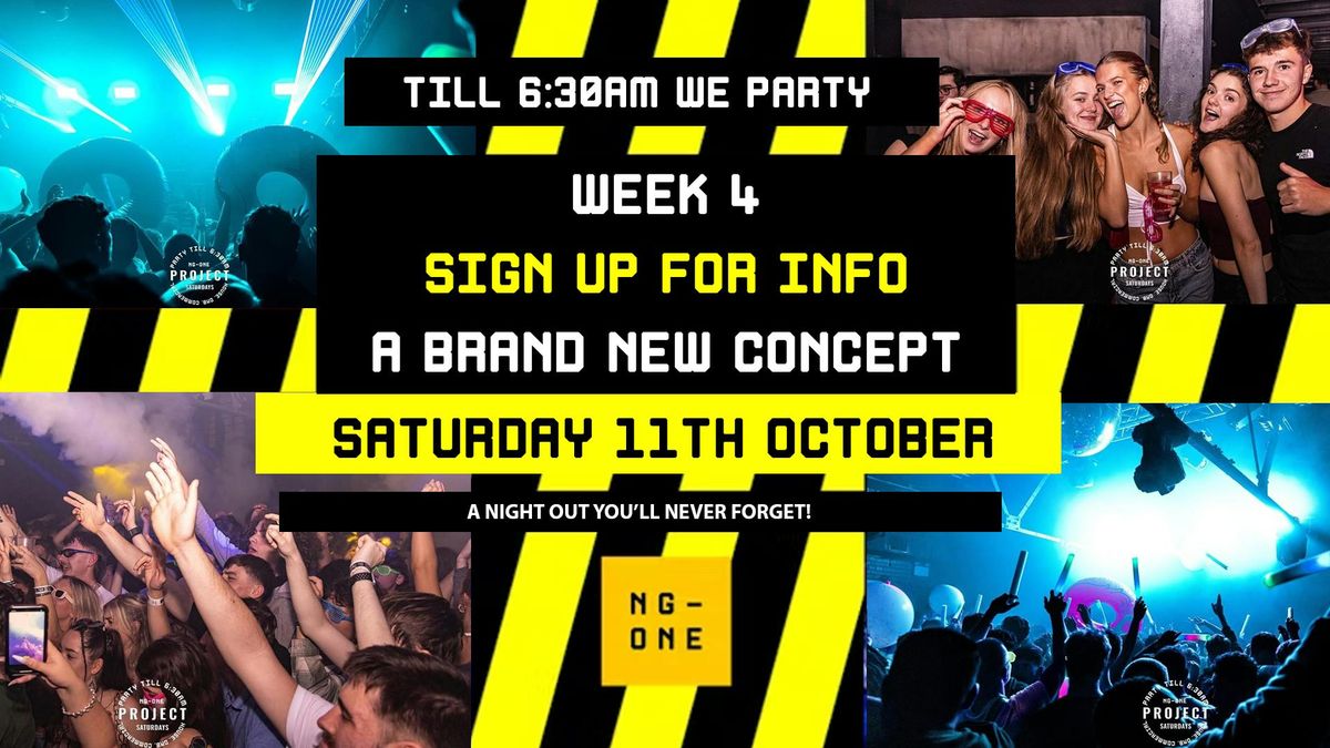 Week 4 - SIGN UP FOR INFO, 11 October | Event in Nottingham | AllEvents