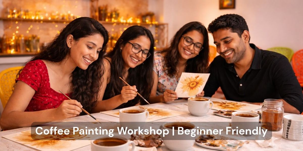 Coffee Painting Workshop Bengaluru - Beginner art