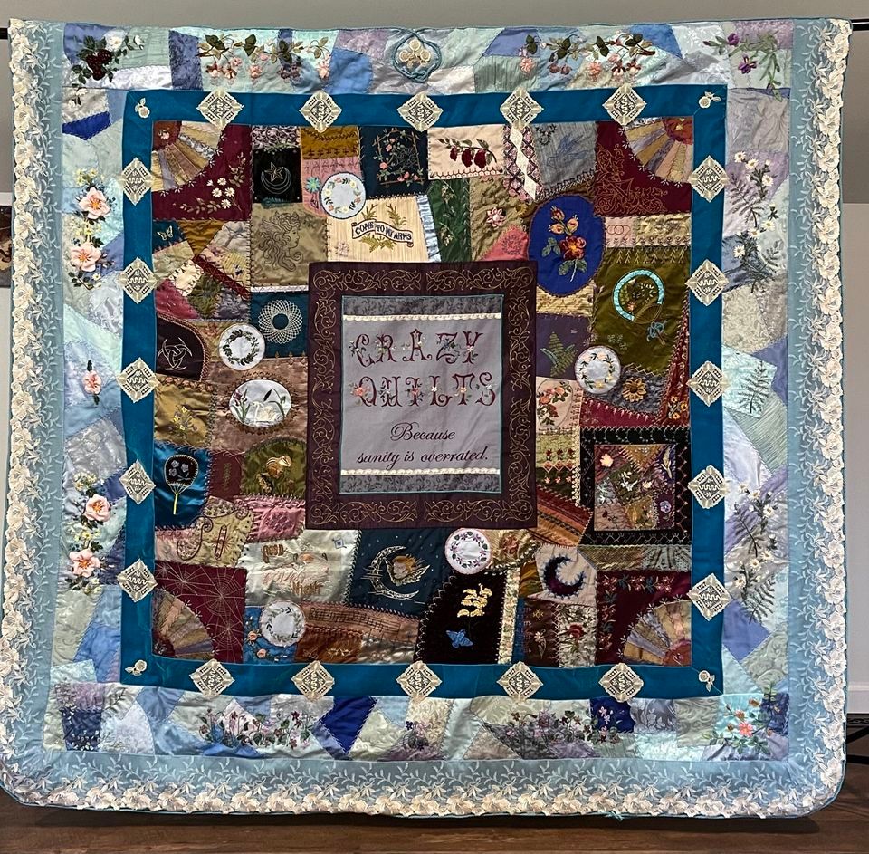 Crazy Quilt Trunk Show With Quilt Historian Betty Pillsbury New York 