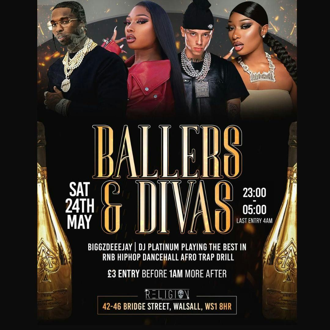 Divas &amp; Ballers: The Ultimate urban experience , 24 May | Event in Walsall | AllEvents