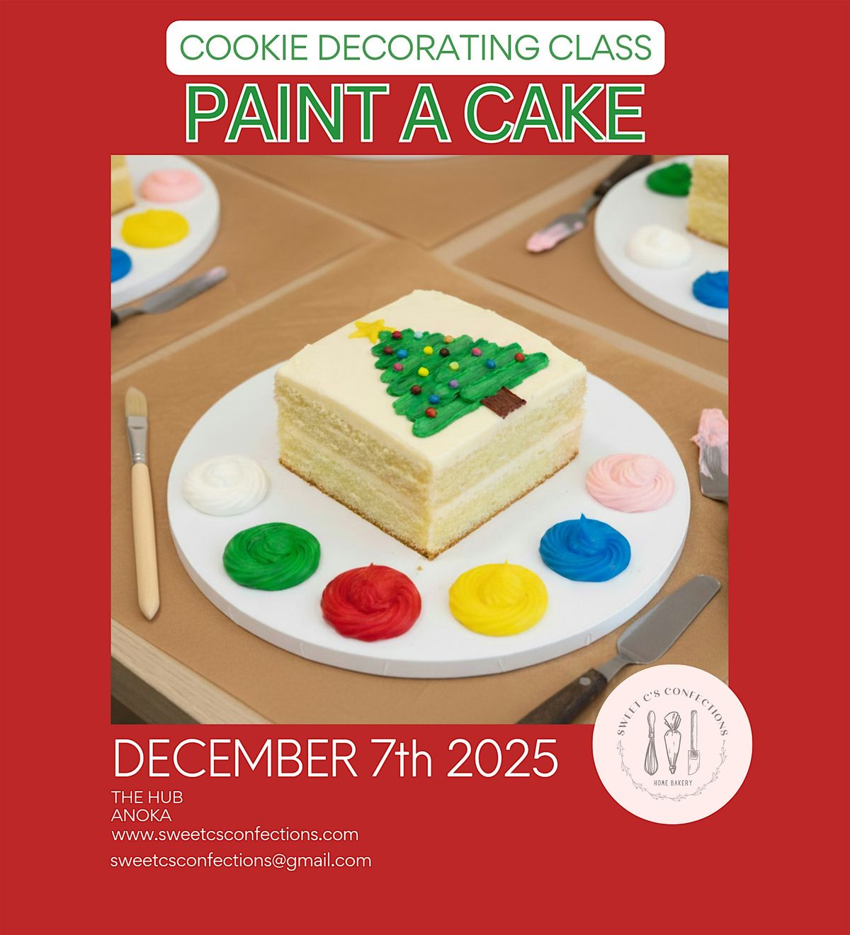 Paint a Cake Decorating Class in Anoka, MN!, 7 December | Event in Anoka | AllEvents
