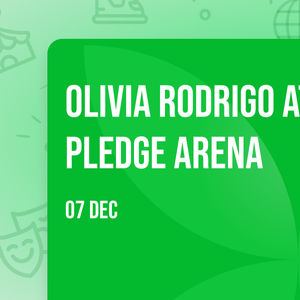 Olivia Rodrigo at Climate Pledge Arena
