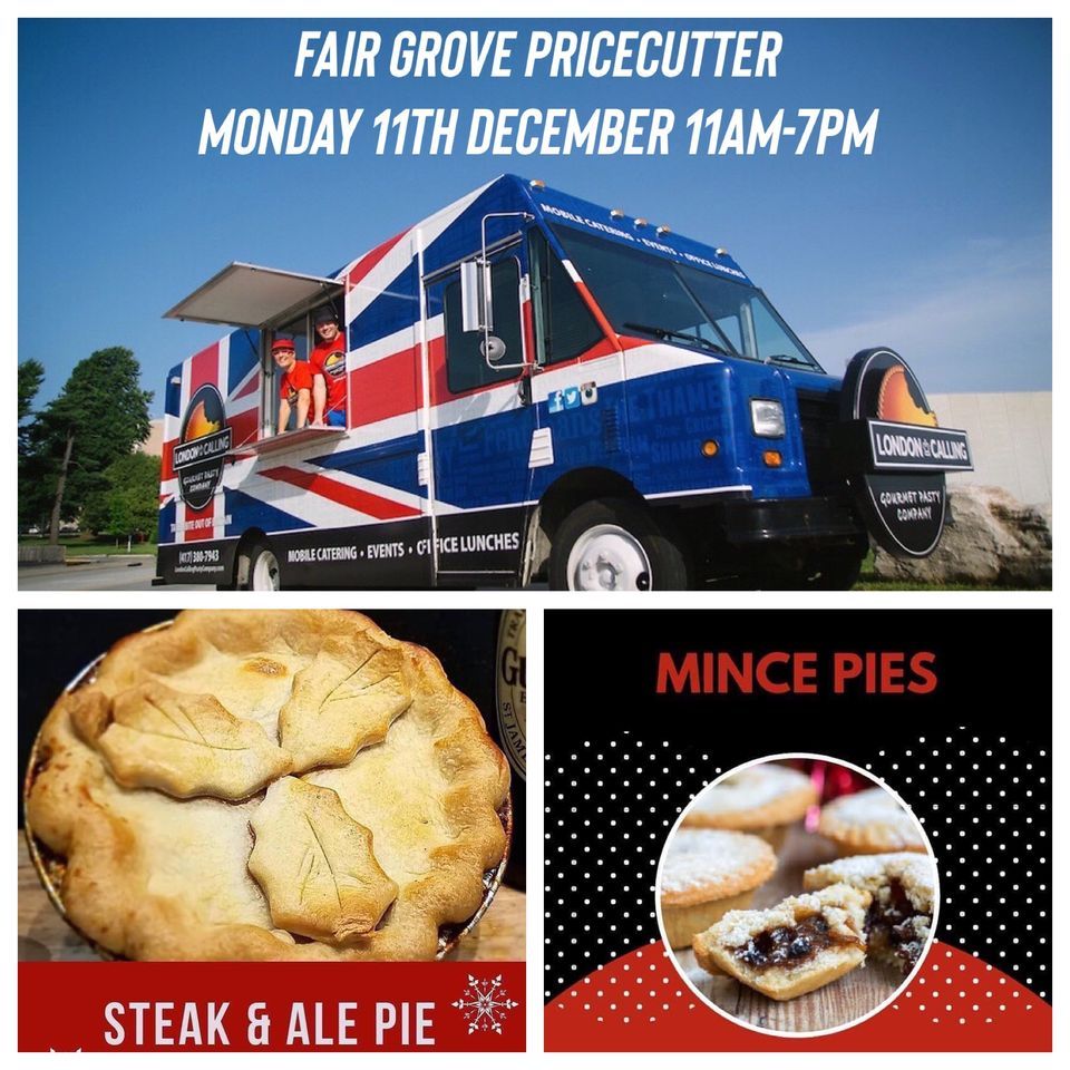 Fair Grove London calling Pasty Food Truck at Pricecutter, Price