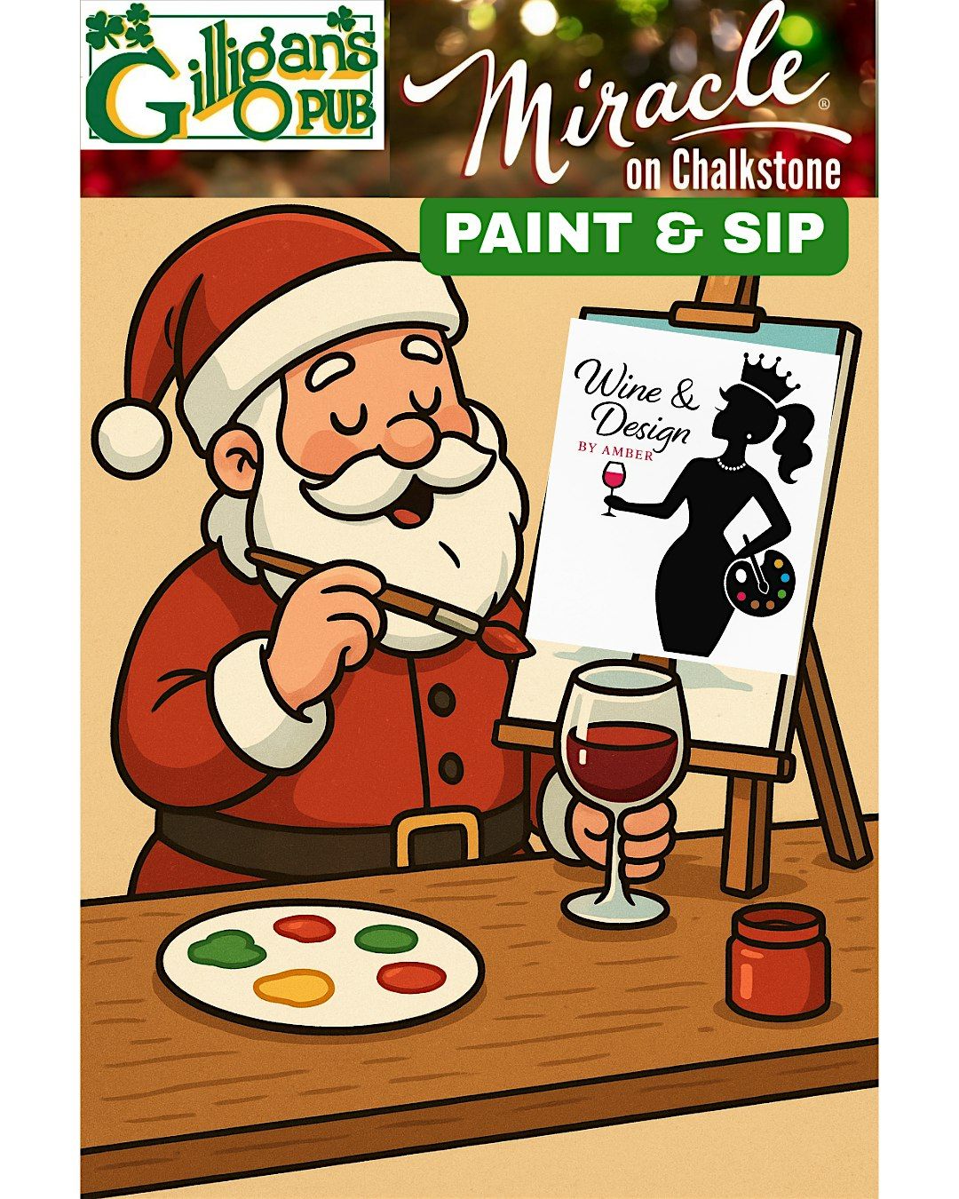 Gilligan's Christmas PAINT & SIP, 6 December | Event in Providence | AllEvents